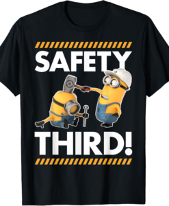 Minions am Arbeitsplatz Sicherheit T-Shirt