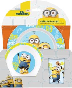 Minions Frühstücksset, 3-teilig