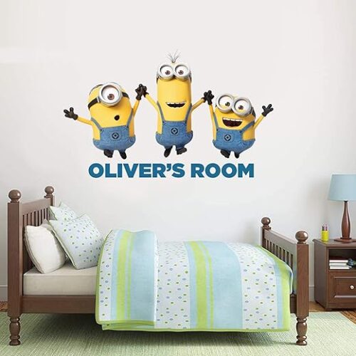 Despicable Me 3 Minions Wandaufkleber