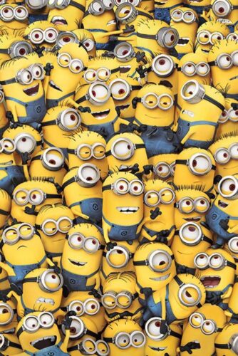 Despicable Me Poster mit vielen Minions