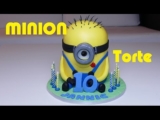Minion Motivtorte selber machen und gestalten