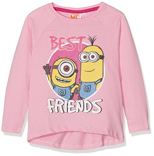 Minions Longshirt Mädchen „Best Friends“ glitzer