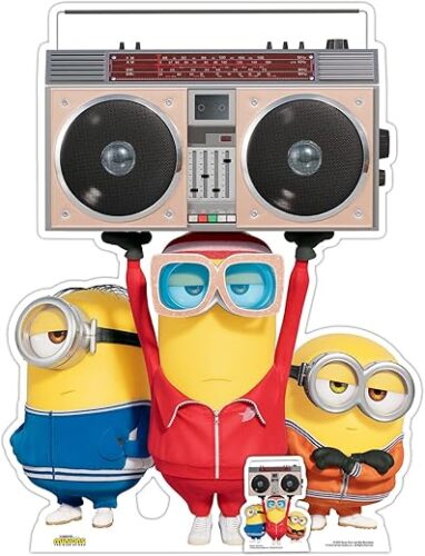 Minions 2 Boombox Cardboard Cutout