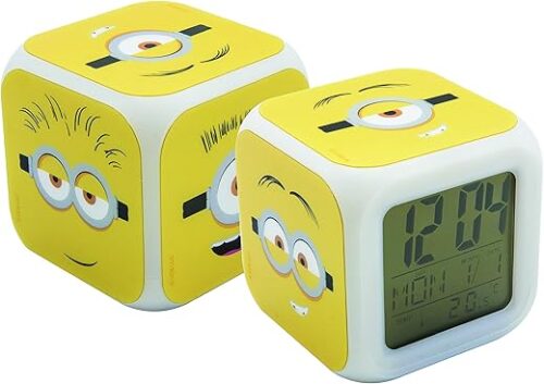 Minions 2 Würfel-Wecker im Geschenkpaket