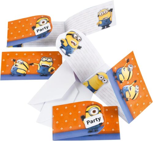 Minions Einladungs-Set