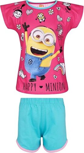 MINIONS Mädchen Kurzpyjama