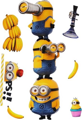 Minions Wandsticker Set