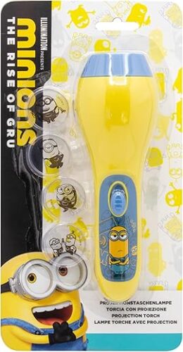 Minions Projektionstaschenlampe auf Blisterkarte