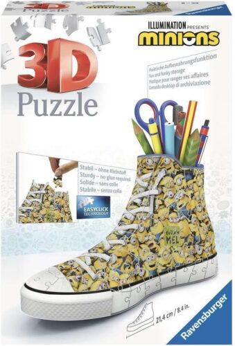 Minions Sneaker 3D Puzzle Stiftehalter Organizer