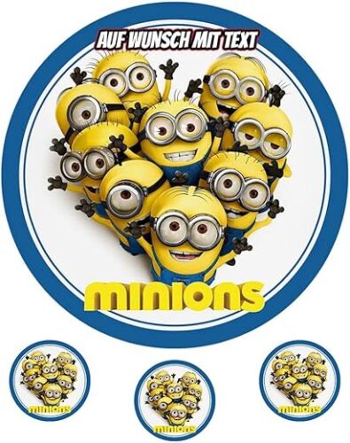 Minions Tortenaufleger für Geburtstagstorte
