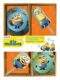 Minions Muffin Backset mit Fähnchen im Geschenkkarton